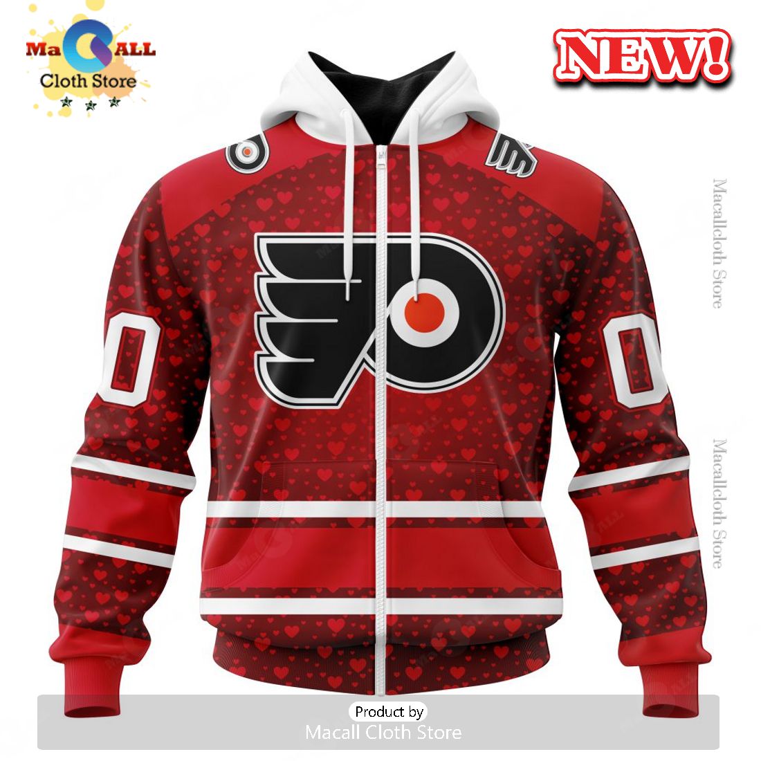 NHL Philadelphia Flyers Special Gift For Valentines Day Hoodie 3D