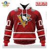 NHL Pittsburgh Penguins Hot Design With Native Pattern Hoodie 3D