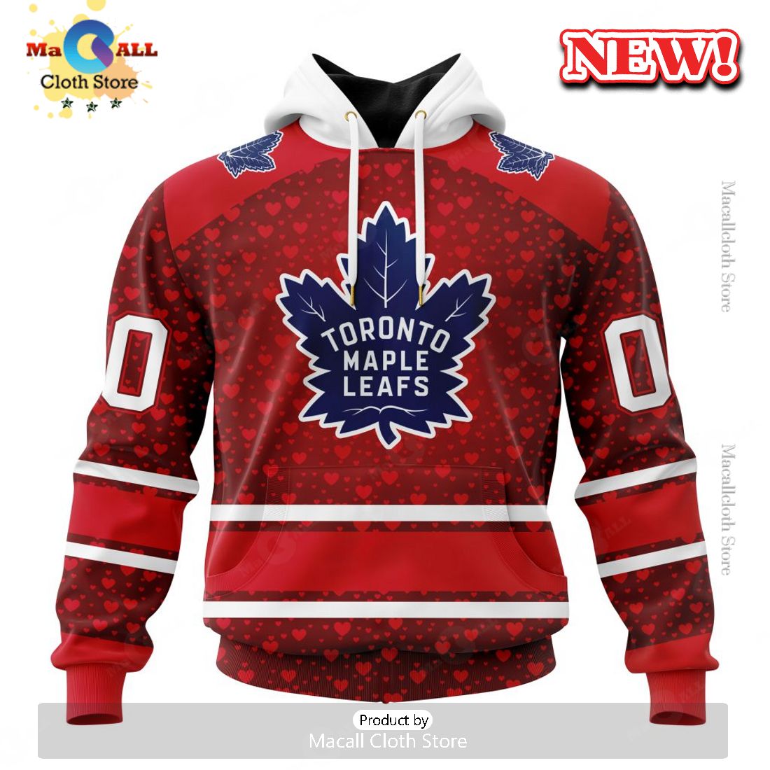 NHL Toronto Maple Leafs Special Gift For Valentines Day Hoodie 3D