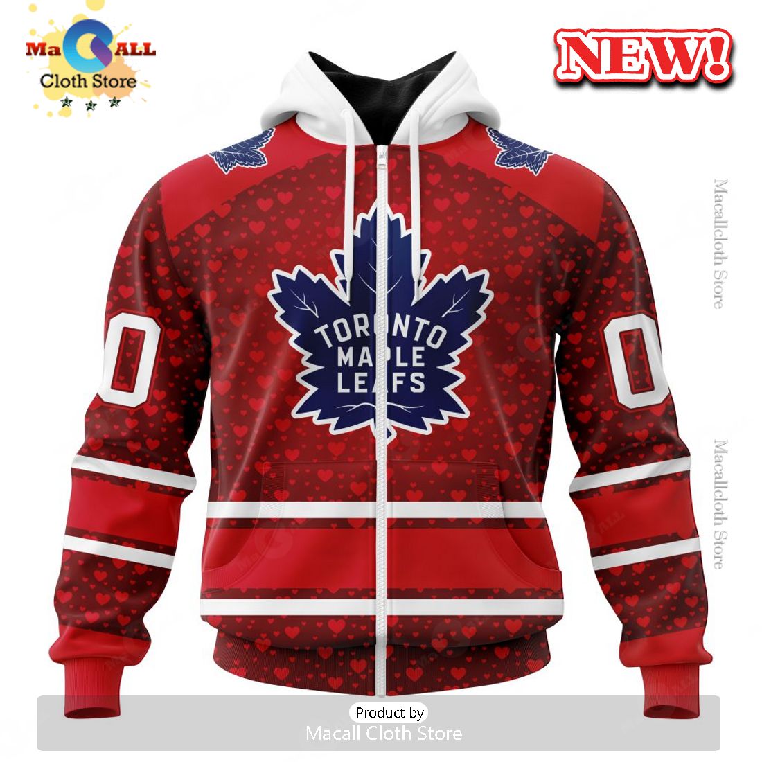 NHL Toronto Maple Leafs Special Gift For Valentines Day Hoodie 3D