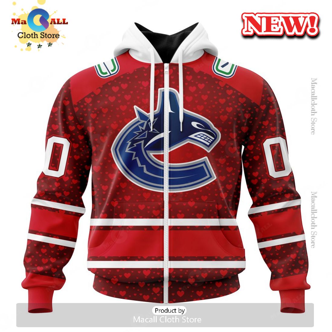 NHL Vancouver Canucks Special Gift For Valentines Day Hoodie 3D