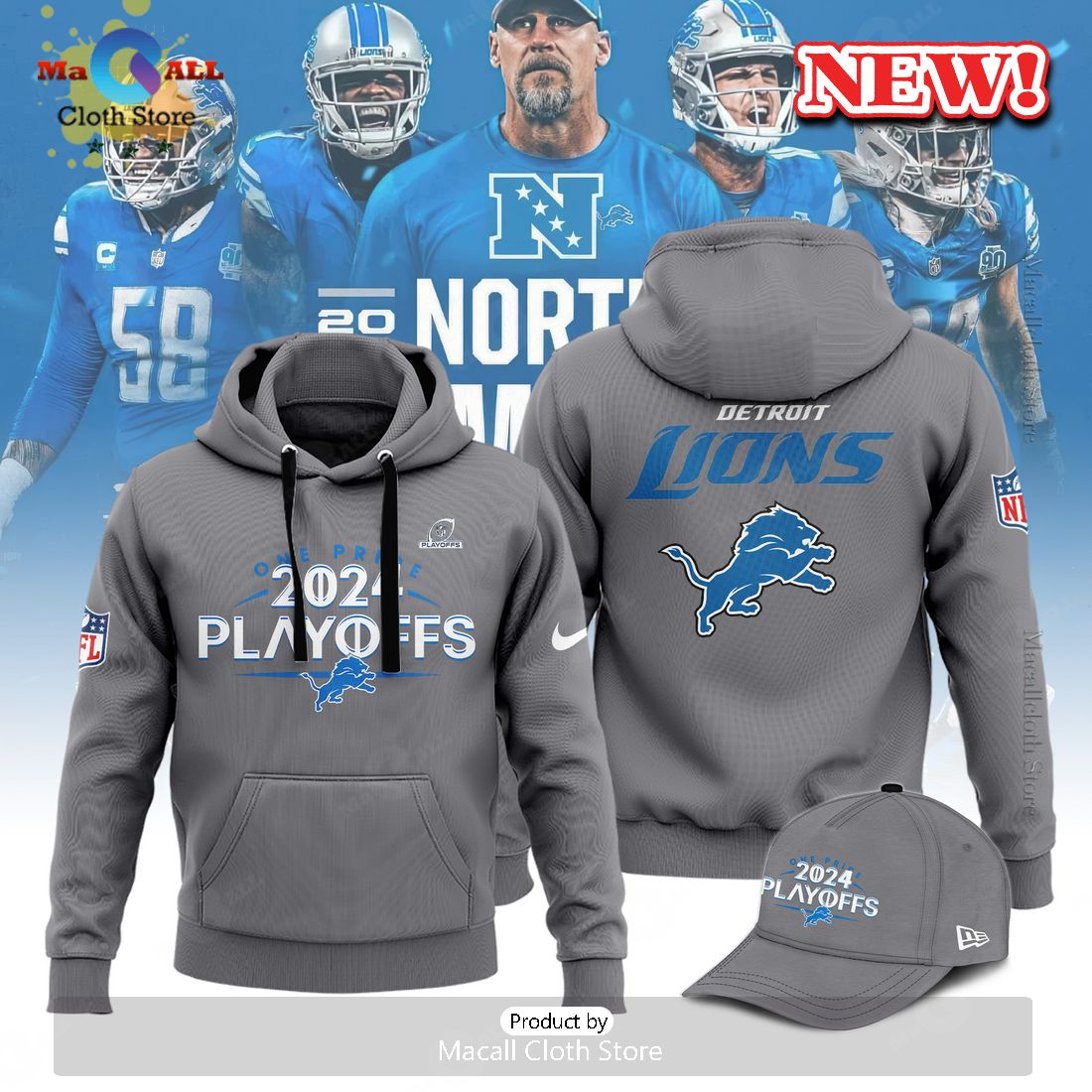 HOT Detroit Grey Nike 2024 NFL Playoff V2 Black Hoodie 3D Macall   Hot Detroit Grey Nike 2024 Nfl Playoff V2 Black Hoodie 3d 5 P2QRY 