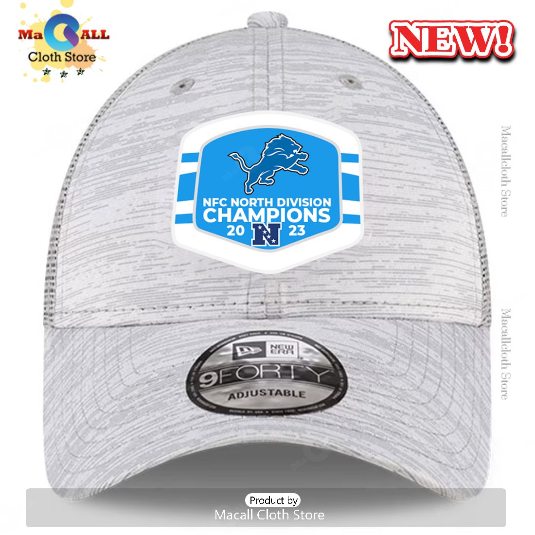 HOT Detroit Nike 2023 It's A Lock NFC North Division Blue Hoodie 3D HOT Detroit Nike 2023 It's A Lock NFC North Division Blue Hoodie 3D