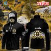 HOT NHL Boston Bruins 100 Centennial Mascot 1924 2024 White Hoodie 3D