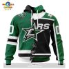 NHL Columbus Blue Jackets Special Home Mix Reverse Retro Personalized Kits Hoodie