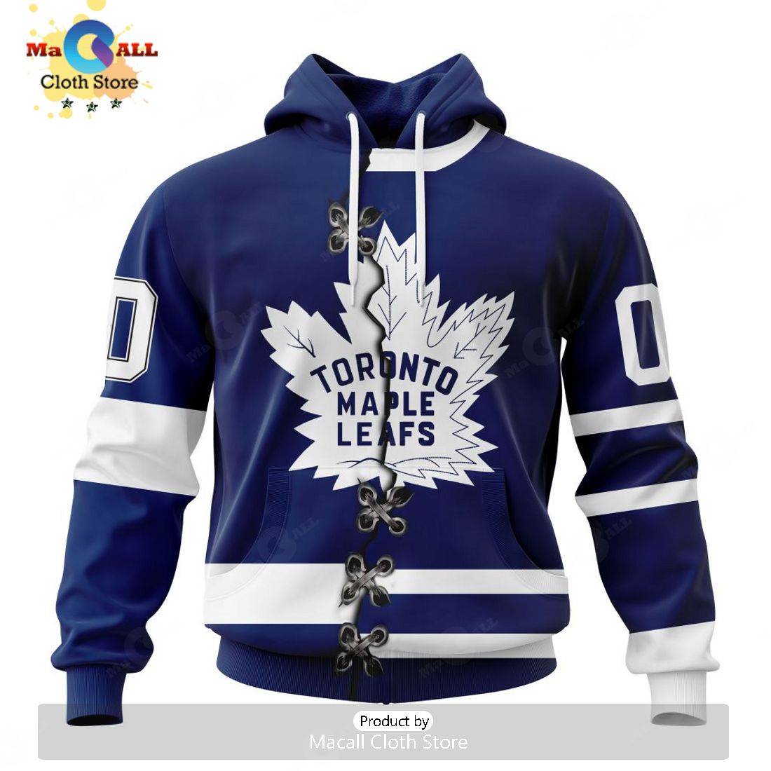 NHL Toronto Maple Leafs Special Home Mix Reverse Retro Personalized Kits Hoodie
