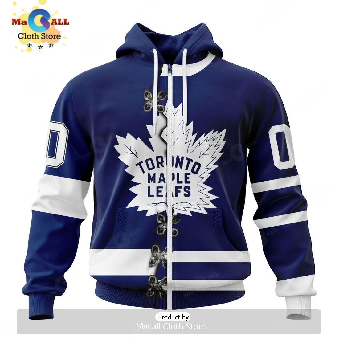 NHL Toronto Maple Leafs Special Home Mix Reverse Retro Personalized Kits Hoodie