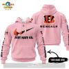 Just Hate Us – Super Bowl Pink Custom Name Chicago Bears Hoodie 3D