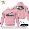 Just Hate Us – Super Bowl Pink Custom Name Philadelphia Eagles 1987 Hoodie 3D