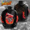 Michigan Wolverines Rolled The Tide Walked Football Black Apparels Hoodie 3D