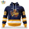 Personalized Letters Number Erie Otters Away Jersey Hoodie 3D Limited
