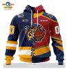 Personalized Letters Number Erie Otters Mix Home And Away Jersey Hoodie 3D Limited