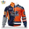 Personalized Letters Number Flint Firebirds Reverse Retro Pattern Jersey Hoodie 3D