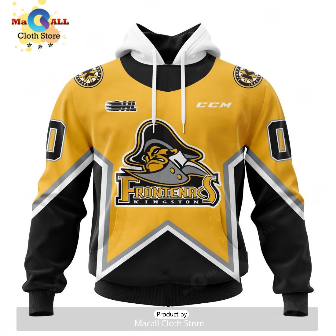 Personalized Letters Number Kingston Frontenacs Reverse Retro Pattern Jersey Hoodie 3D Personalized Letters Number Kingston Frontenacs Reverse Retro Pattern Jersey Hoodie 3D