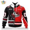 Personalized Letters Number Niagara IceDogs Mix Home And Away Jersey Hoodie 3D