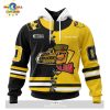 Personalized Letters Number North Bay Battalion Reverse Retro Pattern Jersey Hoodie 3D