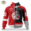 Personalized Letters Number Sault Ste. Marie Greyhounds Reverse Retro Pattern Jersey Hoodie 3D