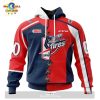 Personalized Letters Number Windsor Spitfires Reverse Retro Pattern Jersey Hoodie 3D