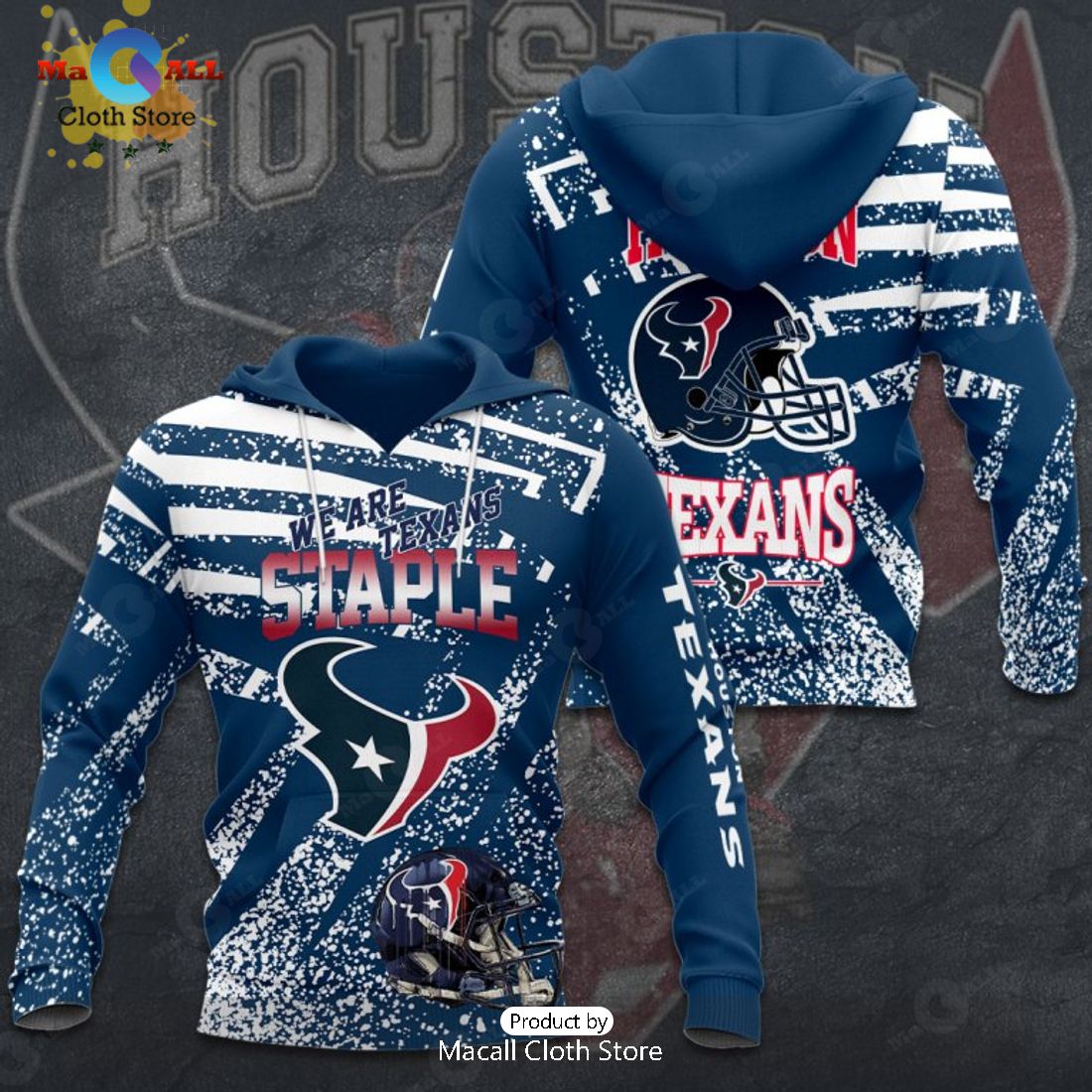 Limited Houston Texans Luxury Design For Fans Apparels Hoodie 3D Limited Houston Texans Luxury Design For Fans Apparels Hoodie 3D