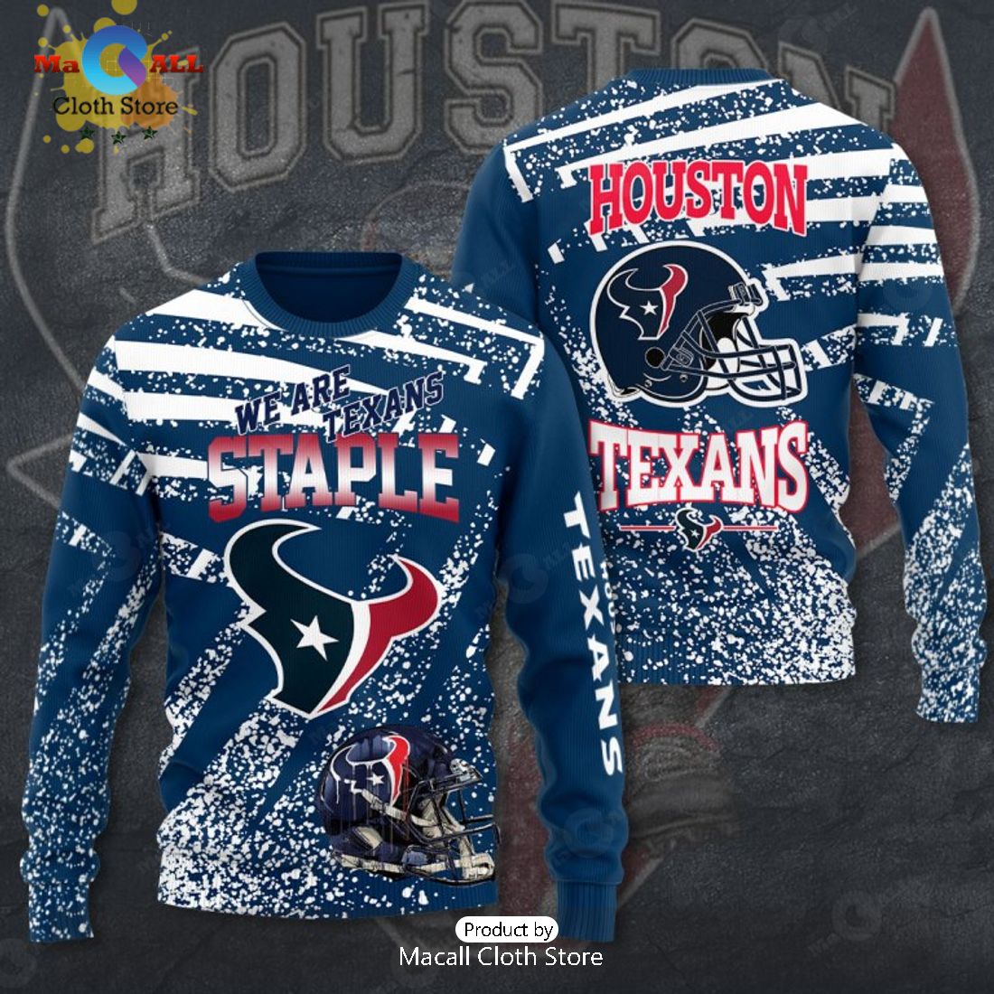 Limited Houston Texans Luxury Design For Fans Apparels Hoodie 3D