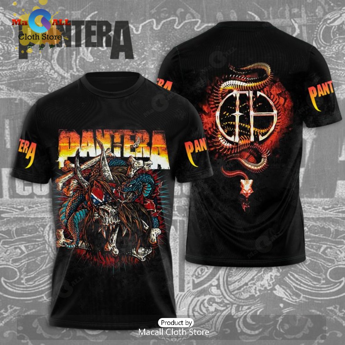 Pantera Classic Special Design  Black Apparels Hoodie 3D