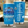 Special 2023 Detroit Lions AFC Divisional Champions Winners Blue Tumbler Cup