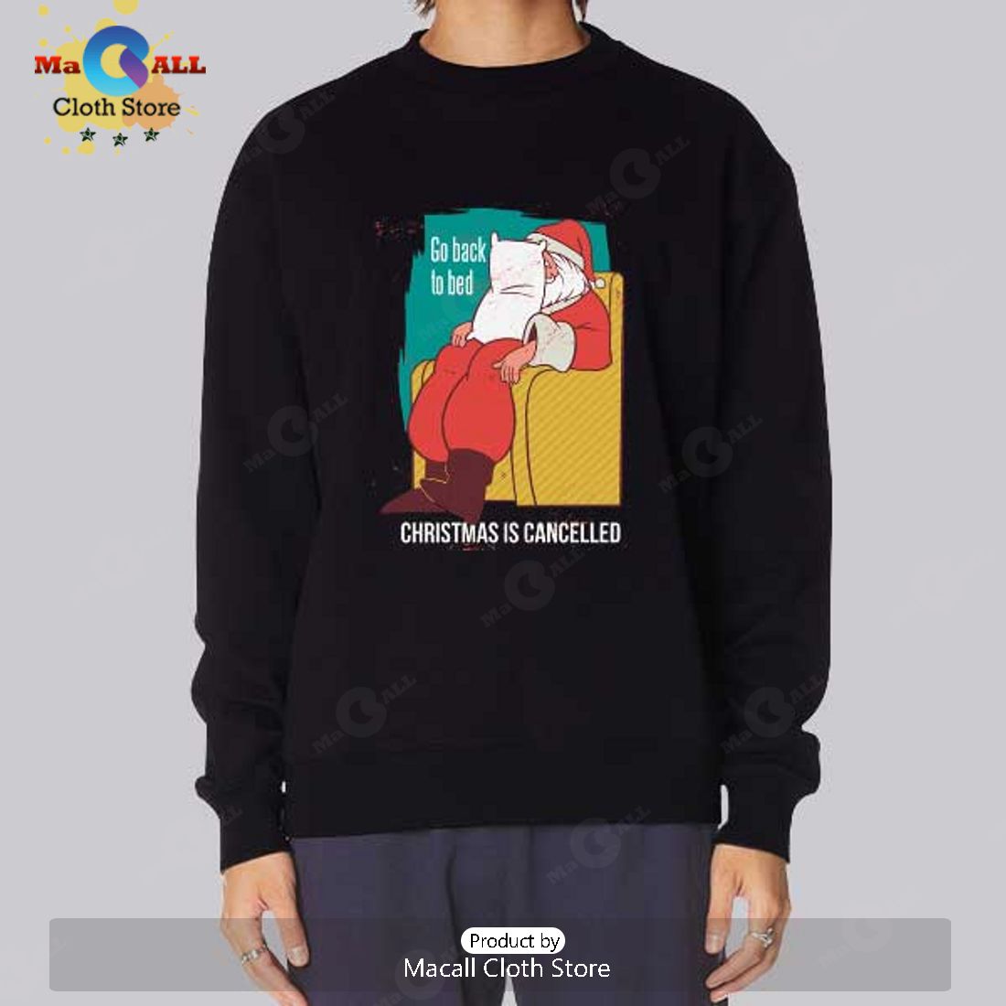 Funny Santa Christmas Cancelled Meme T-Shirt