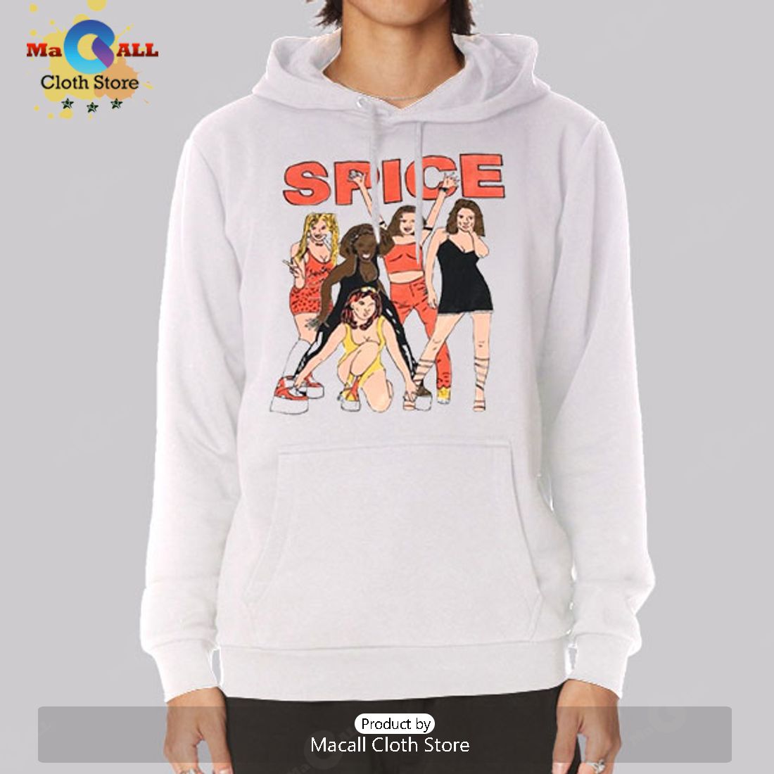 Vintage 90s Cartoon Spice Girls T-Shirt