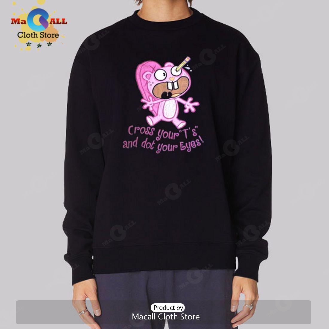 Funny Cartoon Happy Tree Friends Hoodie