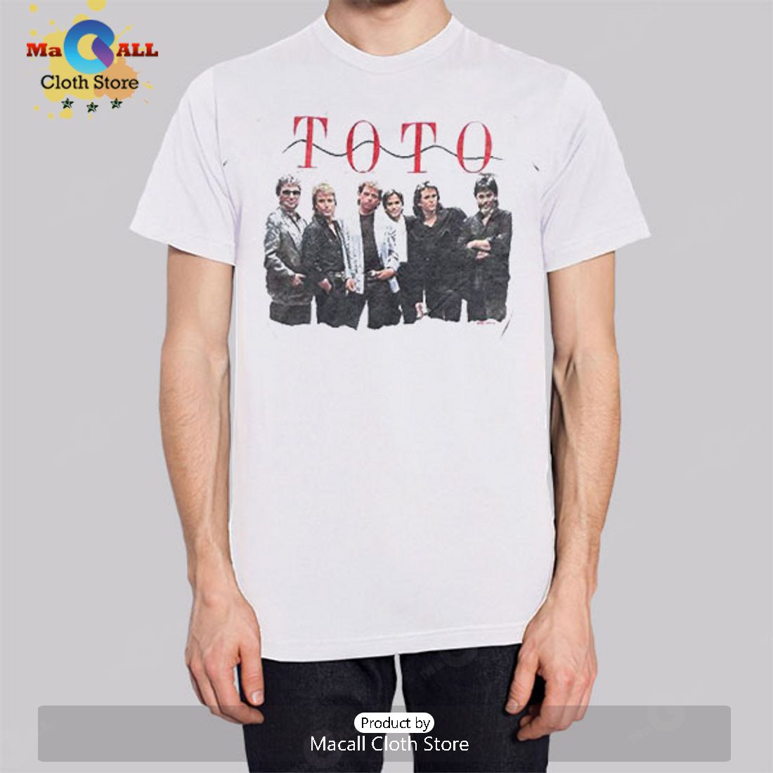 Vintage 80s Raglan Band Toto Hoodie
