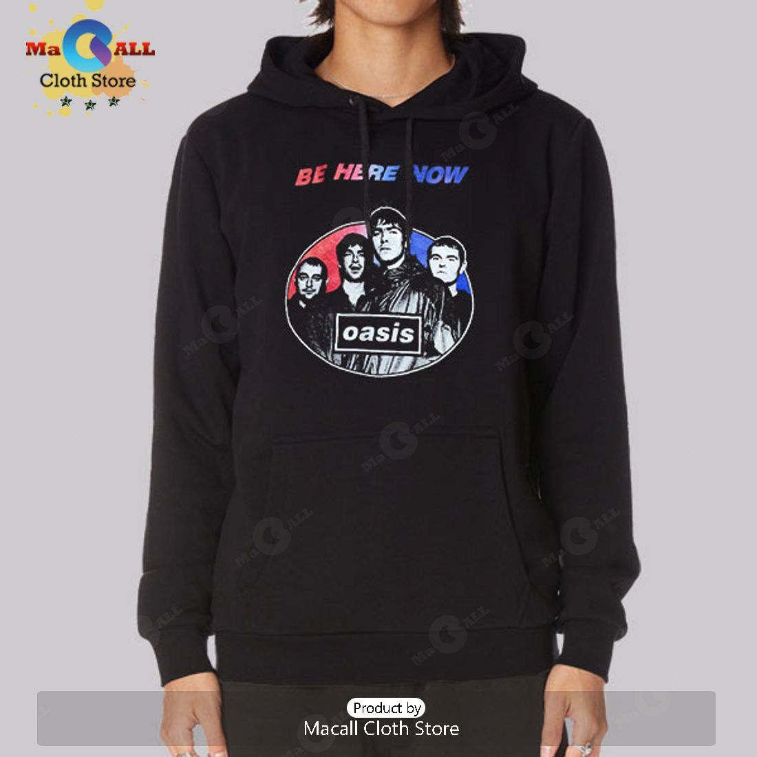 Vintage Album Be Here Now Oasis Hoodie