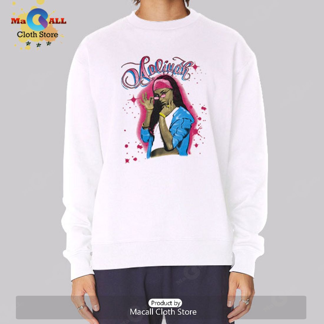 Vintage Graphic Aaliyah Hoodie