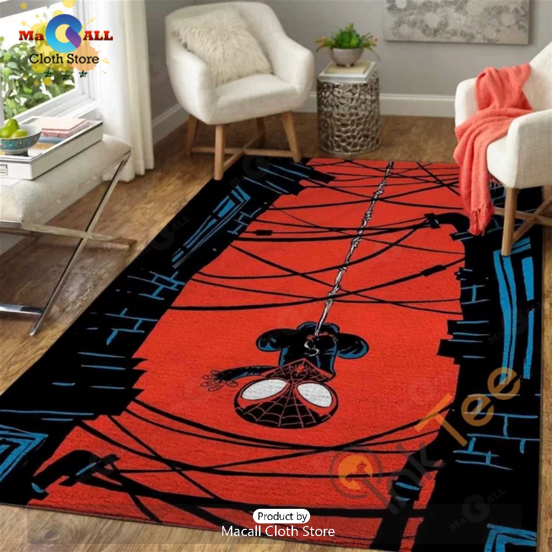Marvel Superhero Spiderman Area Amazon Rug – Living Room