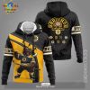 Boston Bruins 100th Years Anniversary Sports Logo Black Apparels Hoodie 3D Limited