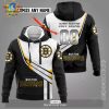 NHL Boston Bruins 100 Years Of Boston Bruins Hockey Black Hoodie 3D Limited