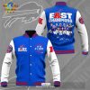 Buffalo Bills It’s A Lock 4 Years In A Row Blue Baseball Jacket, Sport Jacket