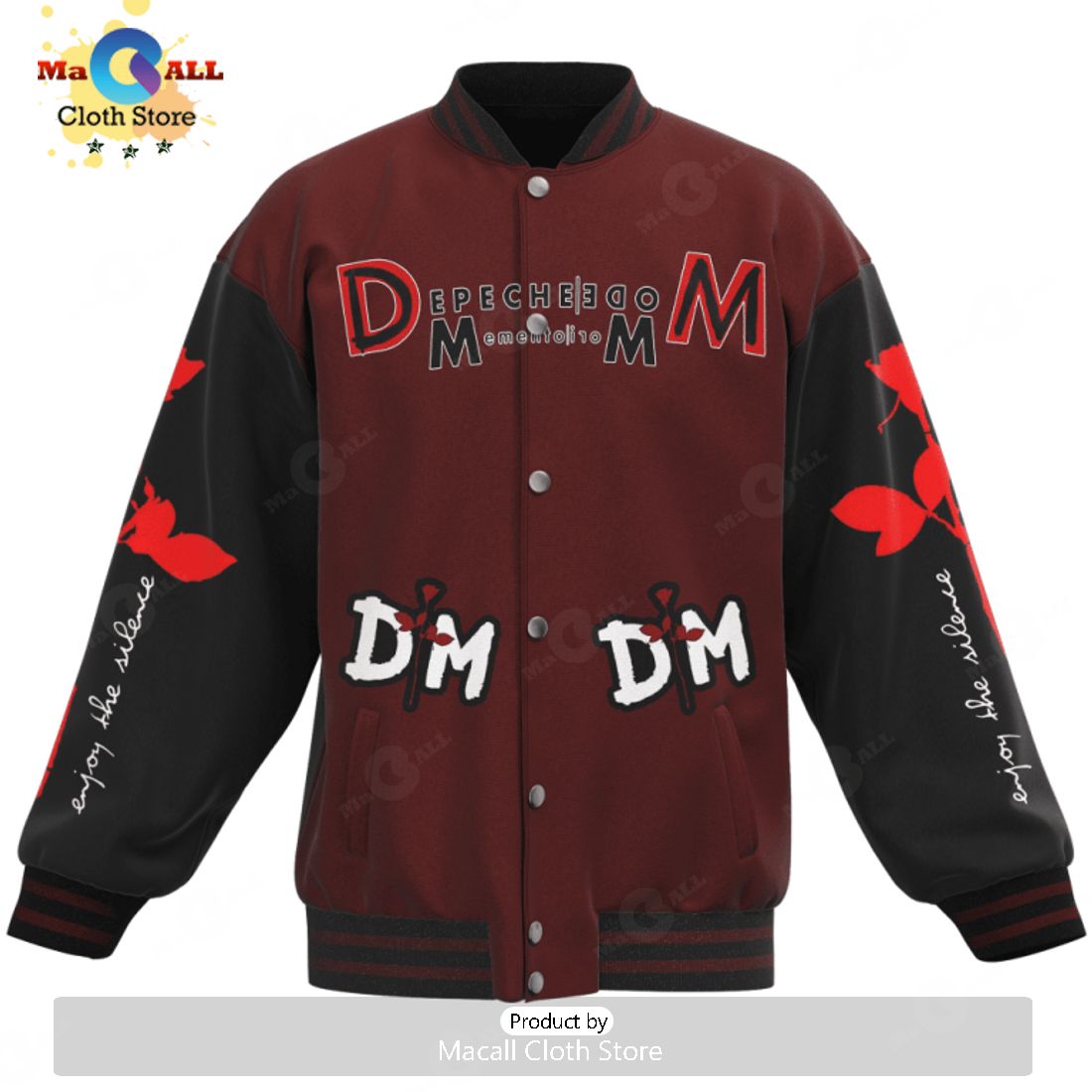 Depeche Mode Memento Mori World Tour 2024 Special Baseball Jacket, Sport Jacket