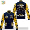 Michigan Wolverines Hockey I Am A Die Hard Navy Baseball Jacket, Sport Jacket