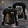 Kiss Band Of The Road World Tour Special Light Black Baseball Jacket, Sport Jacket