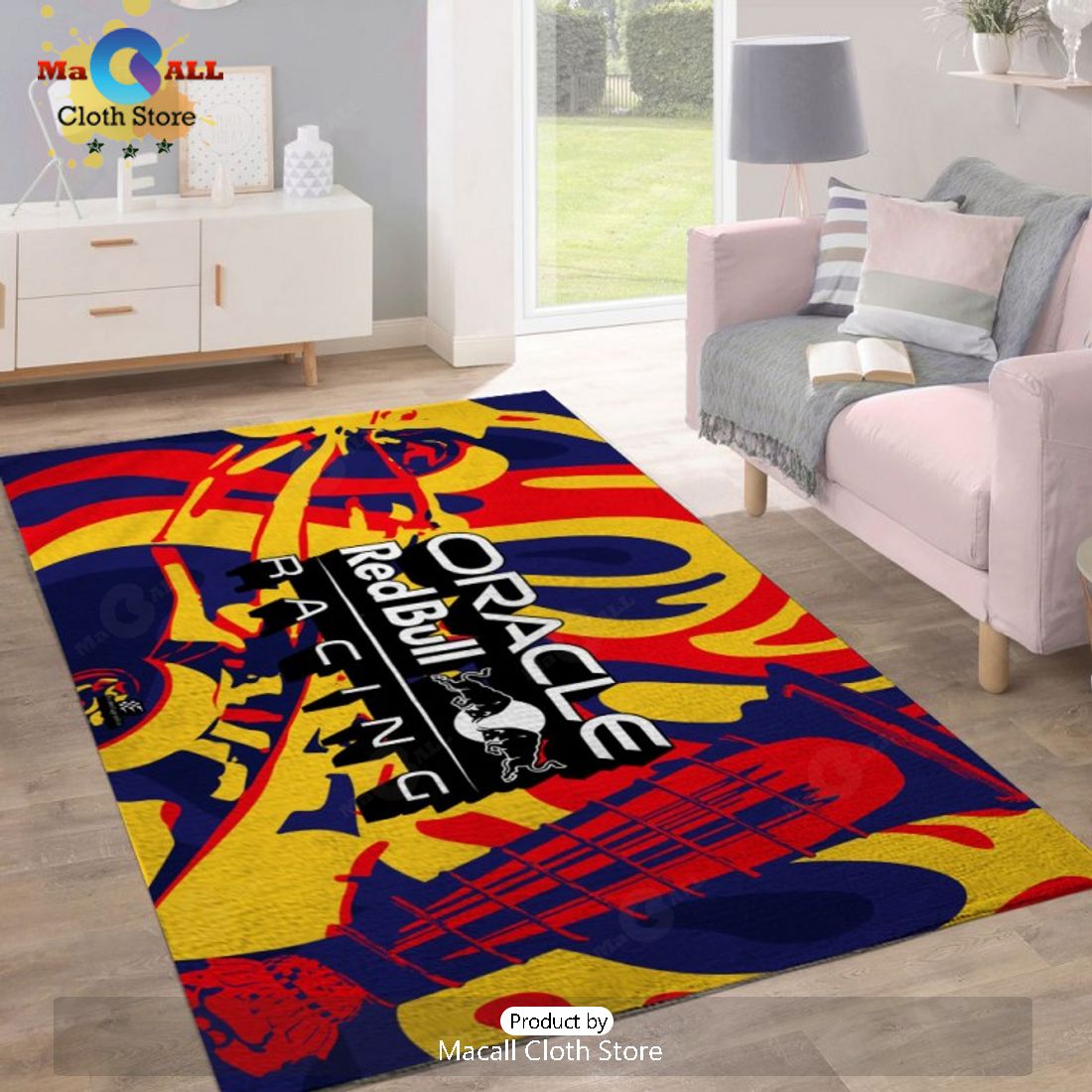 Limited Oracle Red Bull Racing F1 Rectangular Rug Special Edition