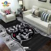 Luxury Las Vegas Raiders NFL EST 1960 Black Rectangular Rug Limited Edition