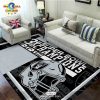 Michigan Wolverines Football x Detroit Lions Mix Jersey Rectangular Rug