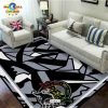 NRL Brisbane Broncos 1988 Luxury Team Logo Blue Rectangular Rug