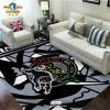 NRL Penrith Panthers 1966 Luxury Team Logo Blue Rectangular Rug