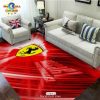 Scuderia Ferrari Luxury Logo Design Rectangular Rug Special Edition