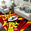 Special Edition NRL Penrith Panthers 3Peat Black Rectangular Rug