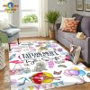 Collingwood FC Welcome To The Magpies Nest Black Rectangular Rug Limited