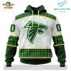 Custom NFL Atlanta Falcons Special Design For St. Patrick’s Day Hoodie 3D