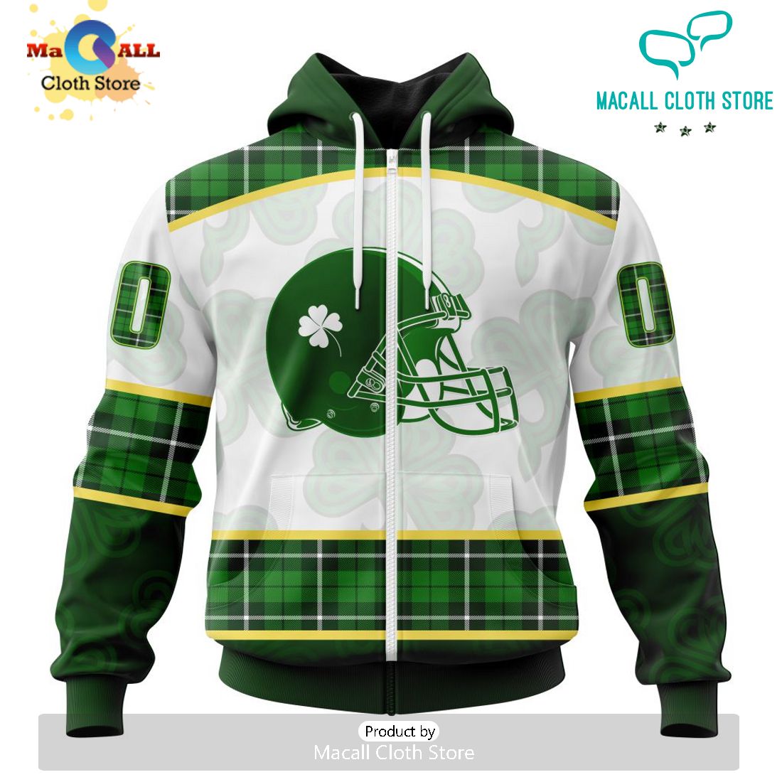 Custom NFL Cleveland Browns For St. Patrick Day Special Design Hoodie 3D