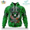 Custom NFL Los Angeles Chargers For St. Patrick Day Special Design Hoodie 3D